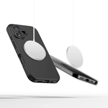 Etui Tech-Protect Liquid Silicone MagSafe iPhone 16 Black