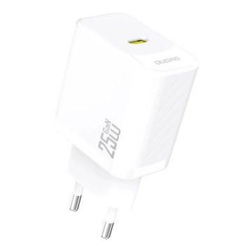 Ładowarka sieciowa Dudao A27 Biała GaN USB-C Ładowarka | Kompaktowa, Szybka