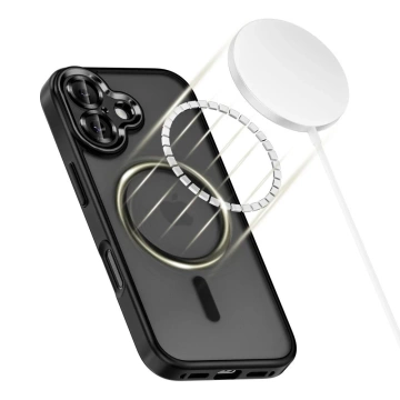 Etui Tech-Protect MagCam MagSafe do iPhone 17, czarny mat