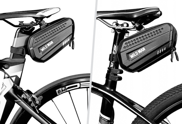 Beuteltasche Fahrradtasche Fahrradhalter Wildman Bag ES7 1.2l Schwarz