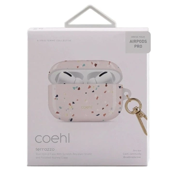 Schutzhülle für UNIQ Kopfhörer Case Coehl Terrazzo für Apple AirPods Pro pink/blush pink