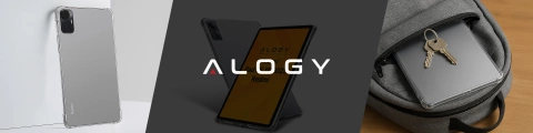 Etui Ochronne do Redmi Pad SE 11" 2023, Wzmocnione Narożniki, Smukłe i Lekkie, Antywstrząsowe ShockProof, Alogy FlexiShield™ – Przezroczyste + SZKŁO HARTOWANE
