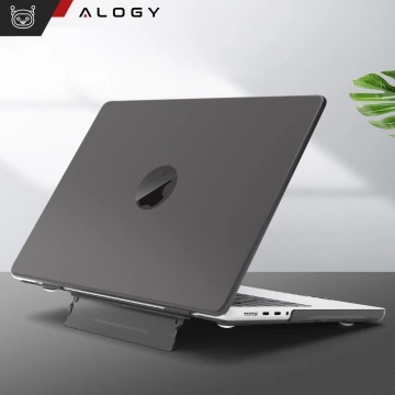 Alogy ProStand™ matte Hülle mit Ständer für MacBook Air 13,3" (A1932/A2179/A2337) Schwarz