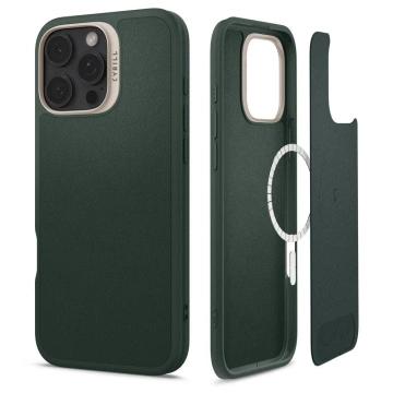 Etui Spigen Cyrill Kajuk Mag MagSafe für iPhone 16 Pro Max Forest Green