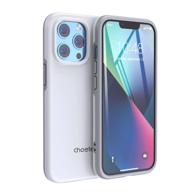 Choetech Hülle für iPhone 13 Pro Max weiß (pc0114-mfm-wh)