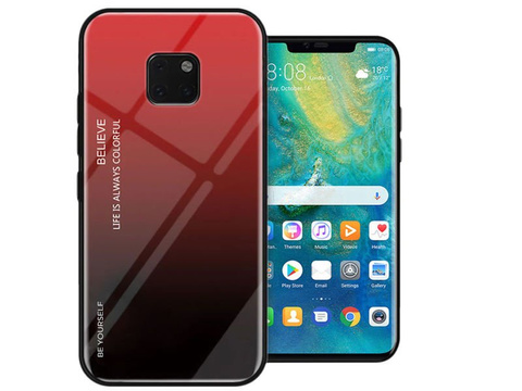 Alogy Aurora Armor Hülle für Huawei Mate 20 Pro Rot und Schwarz 05