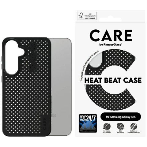 CARE Case für Samsung Galaxy S25 von PanzerGlass Feature Case Schwarz