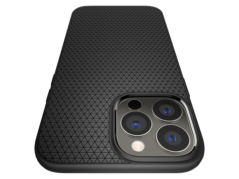 Etui obudowa Spigen Liquid Air do Apple iPhone 13 Pro Matte Black + Szkło