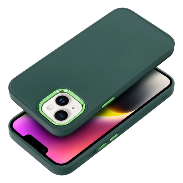 Schutzhülle Gehäuse FRAME Case für iPhone 15 Grün