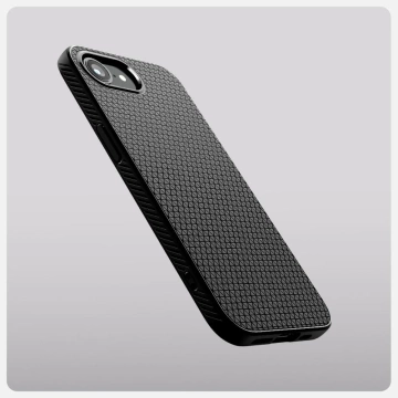 Etui do iPhone 16e Spigen Liquid Air Mag MagSafe Matte Black