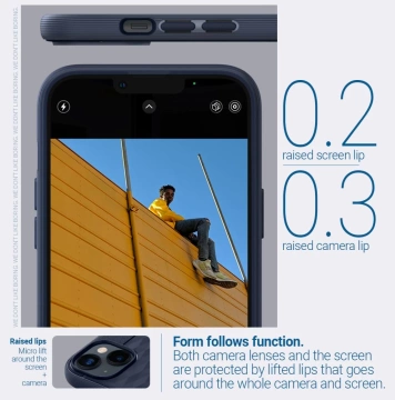 Etui Caseology Parallax Mag MagSafe für Apple iPhone 14 Plus Midnight Blue