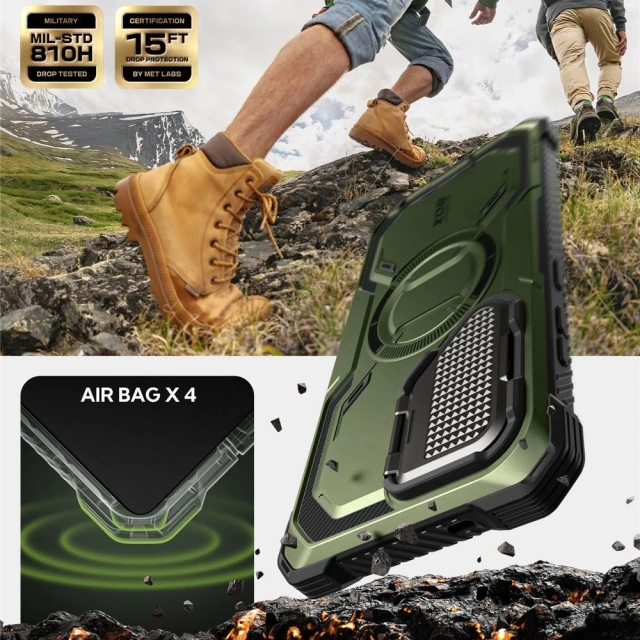 Hülle für Samsung Galaxy S25 Ultra Supcase i-Blason ArmorBox Mag MagSafe Guldan