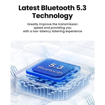 UGREEN HITUNE T6 KOPFHÖRER ANC BT 5.3 IPX5 USB-C WEISSES KABEL