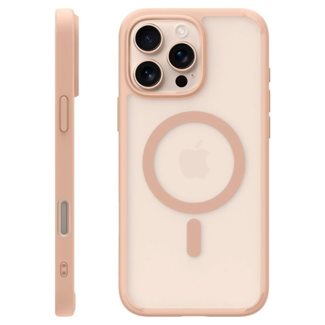 Etui do iPhone 16 Pro Spigen Ultra Hybrid ”T” Mag MagSafe Różowe