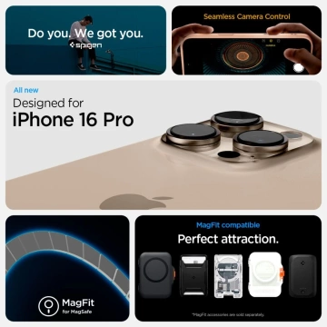 Etui do iPhone 16 Pro Spigen Ultra Hybrid ”T” Mag MagSafe Różowe