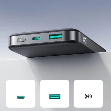 Powerbank Joyroom JR-PBM12 10000 mAh 22.5 W Qi2 MagSafe 360° – czarny