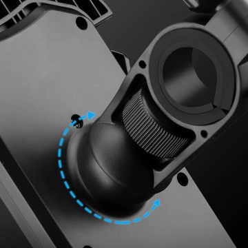 Rockbros Fahrradhalterung für Lenker mit 4,7–6,8 Zoll Durchmesser – Schwarz