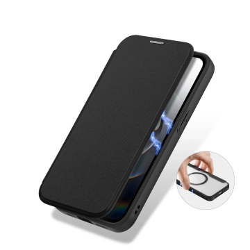 Dux Ducis Skin X Pro Schutzhülle mit MagSafe für iPhone 16e - Schwarz