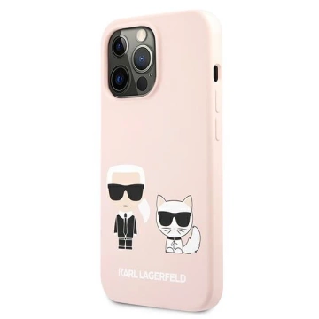 Etui Karl Lagerfeld KLHCP13LSSKCI do iPhone 13 Pro / 13  6,1" hardcase Silicone Karl & Choupette