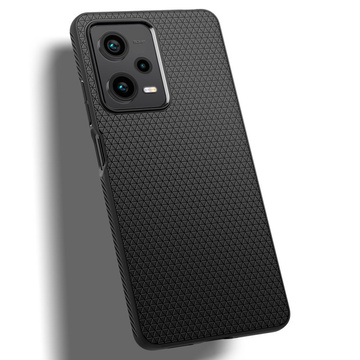 Etui na telefon Spigen Liquid Air obudowa ochronna do Xiaomi Redmi Note 12 Pro 5G / Poco X5 Pro 5G Matte Black