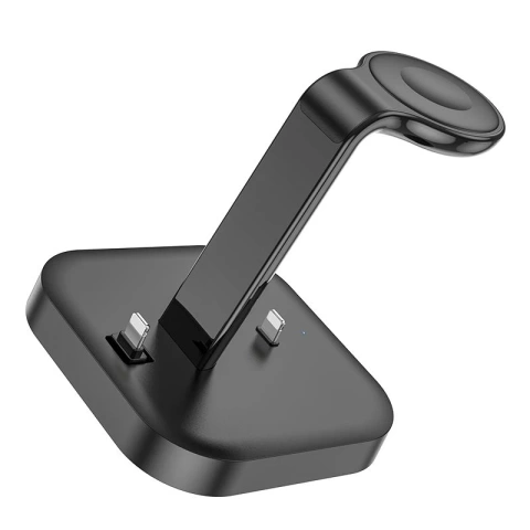 HOCO 3in1 Graceful CW43 Schwarzes kabelloses Ladegerät