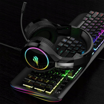 Havit GAMENOTE H2232D RGB USB 3,5 mm Gaming-Kopfhörer