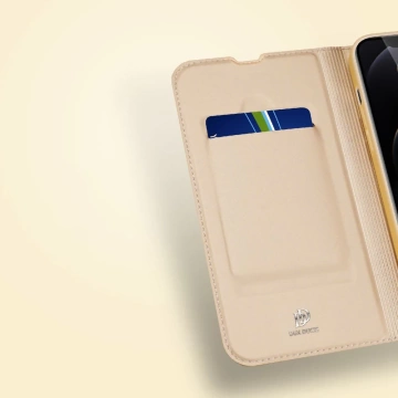 Dux Ducis Skin Pro Holster Flip Cover für iPhone 13 Pro blau