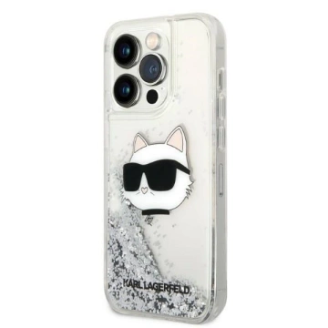Etui Karl Lagerfeld KLHCP14LLNCHCS do iPhone 14 Pro 6,1" hardcase Glitter Choupette Head