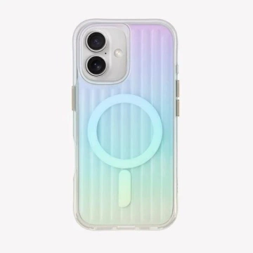 Etui UNIQ Coehl Linear do iPhone 16 MagSafe Opalizujące