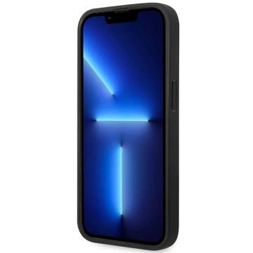 Etui na telefon BMW BMHMP14L22RPSK do Apple iPhone 14 Pro 6,1" czarny/black Leather Seats Pattern MagSafe