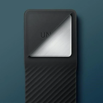Etui na telefon UNIQ Heldro Mount do Apple iPhone 14 6,1" czarny/vapour smoke