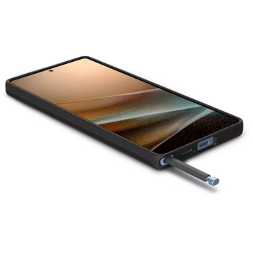 Samsung Galaxy S25 Ultra Schwarze Spigen Thin Fit Mag MagSafe Hülle