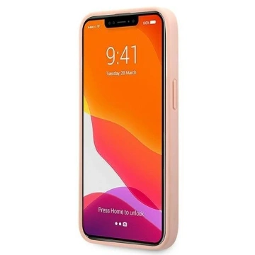 Guess GUHCP13XPSASBPI iPhone 13 Pro Max 6,7" różowy/pink hardcase Saffiano Stripe