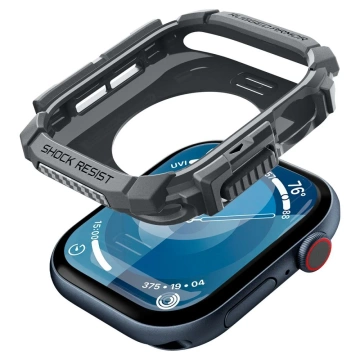 Apple Watch 10 Hülle (46 mm) Dunkelgrau Spigen Rugged Armor