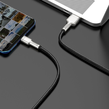 Kabel 2M Baseus mocny przewód nylonowy Cafule Metal USB do USB-C Type C 66W