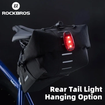 Torba rowerowa Rockbros pod siodełko 3L - czarna