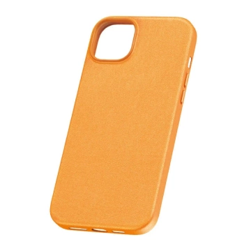 iPhone 15 Plus Baseus Fauxther Series Handyhülle (Orange)