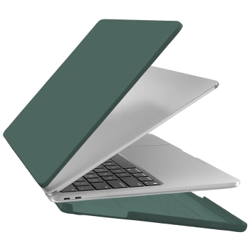 Schutzhülle für Apple MacBook Air 13" / 13,3" (2018–2021) (M1 A2337/A2179/A1932) – Flexible, matte Schutzhülle, leicht und widerstandsfähig – Alogy AirGuard™ Grün