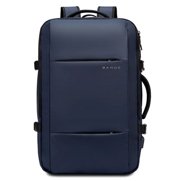 Plecak podróżny Bange BackPack biznesowy plecak rozszerzalny Torba pojemna do laptopa 17.3" z portem USB Granatowy