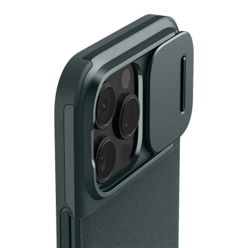 Spigen Optik Armor Mag MagSafe iPhone 16 Pro Max Hülle Green Abyss
