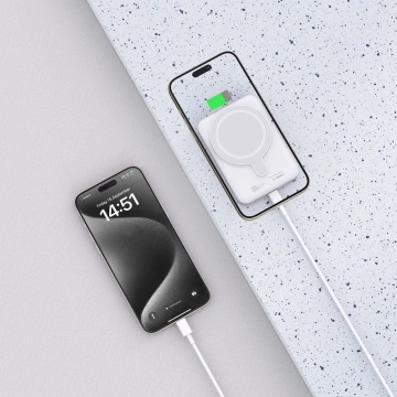 Powerbank magnetyczny PB11 Lifemag Magsafe Power Bank 10000 mAh White