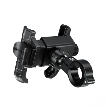 KEWIG M11B Motorradhalterung für Telefon mit QC 3.0 15W Qi-Ladegerät Schwarz