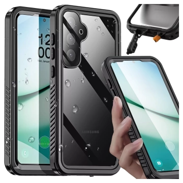 Etui Wodoodporne do Samsung Galaxy S25 Plus Alogy HydroArmor™ IP68 Case z przezroczystym tyłem Pancerna obudowa 360