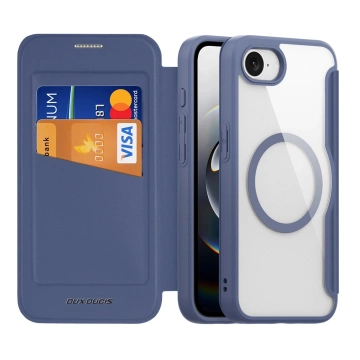 Dux Ducis Skin X Pro iPhone 16e Hülle mit MagSafe – Blau