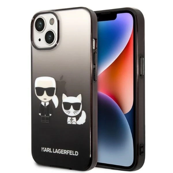 Etui Karl Lagerfeld KLHCP14STGKCK do Apple iPhone 14 6,1" hardcase Gradient Ikonik Karl & Choupette