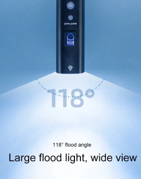 Lampka rowerowa Rockbros V9M-1000 przednia 1000lm - czarna