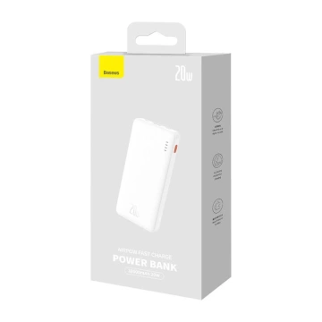 Baseus Airpow 10000 mAh 20 W Powerbank Weiß