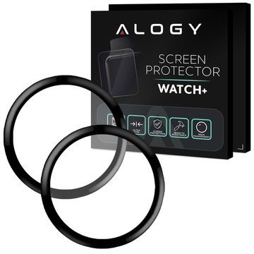 2x Elastyczne Szkło 3D Alogy do Xiaomi Amazfit GTR 3 Black