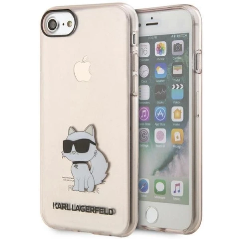 Karl Lagerfeld Handyhülle für iPhone 7/8/SE 2020/2022 pink/pink Hardcase Ikonik Choupette