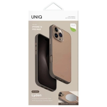 Etui do iPhone 16 Pro Max UNIQ Lyden DS Brązowo-szare MagSafe